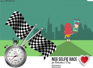 NCG Selfie Race for Valentine's Day