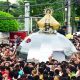 Our Lady of Peñafrancia Festival Traslacion Procession 2015; photo taken as the traslacion procession passes by The Carmen Hotel Downtown Naga City; Photo by Jerome Palma