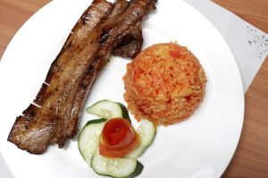 Hillary & Andrew Hostel and Restaurant Pork Liempo with Rice