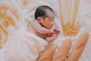 Candy Corn Baby Photography