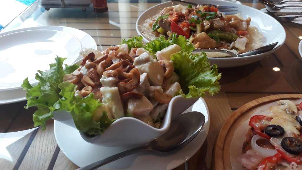Waldorf Salad at Anne's Pool Bar