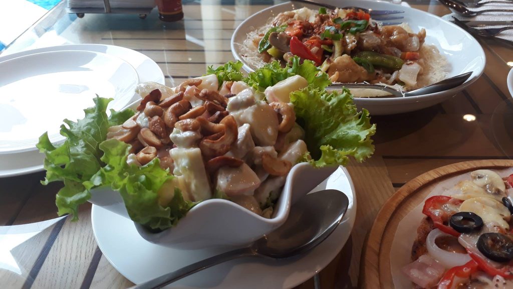 Waldorf Salad at Anne's Pool Bar