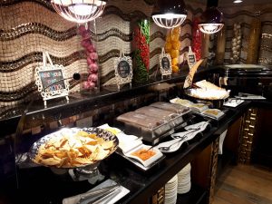 villa caceres hotel rjs buffet nachos station