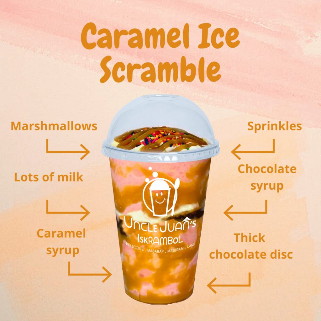 Uncle Juan's Iskrambol in Caramel Flavor