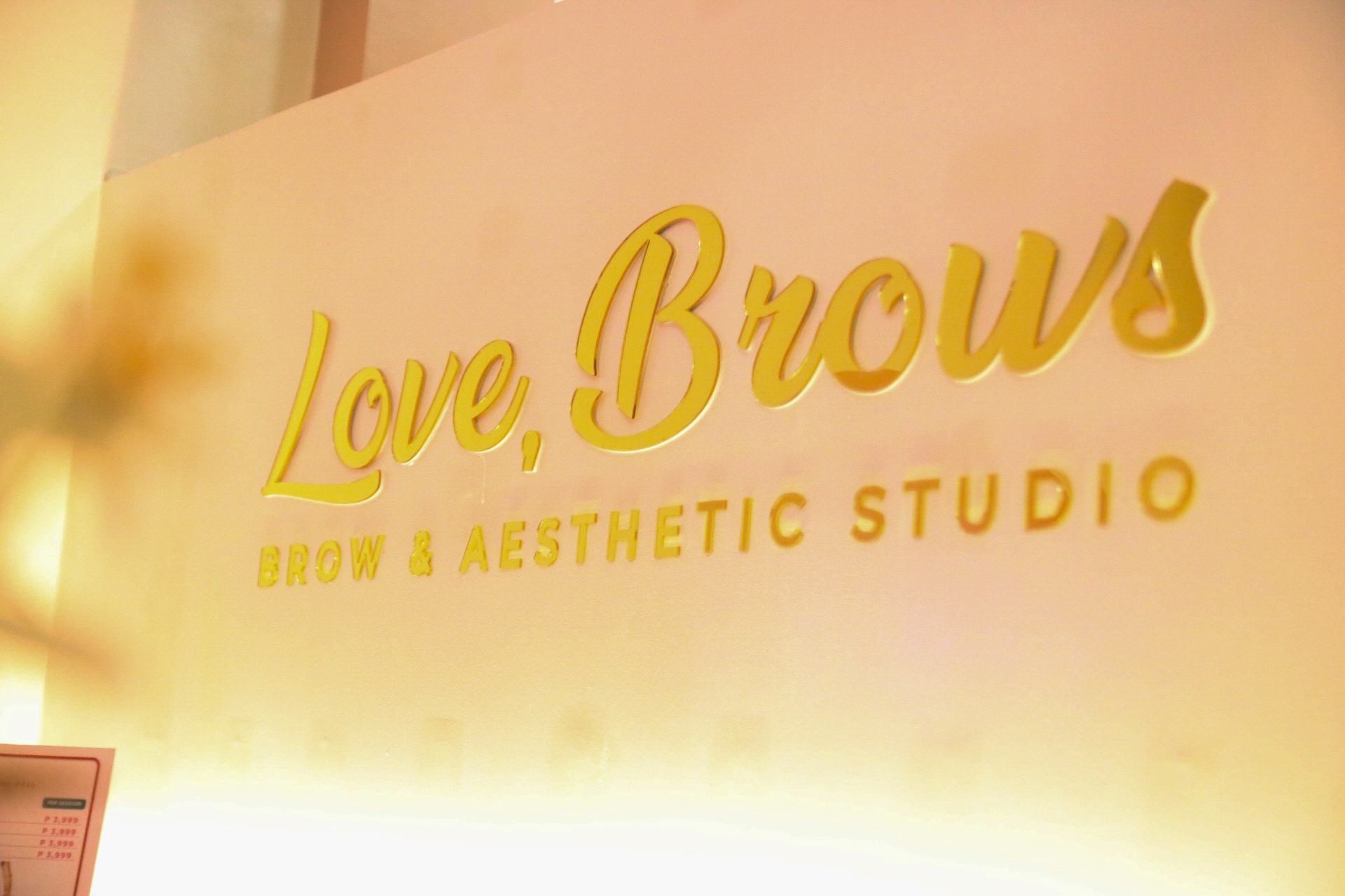 Love, Brows Studio: The Newest Beauty Salon in Naga City