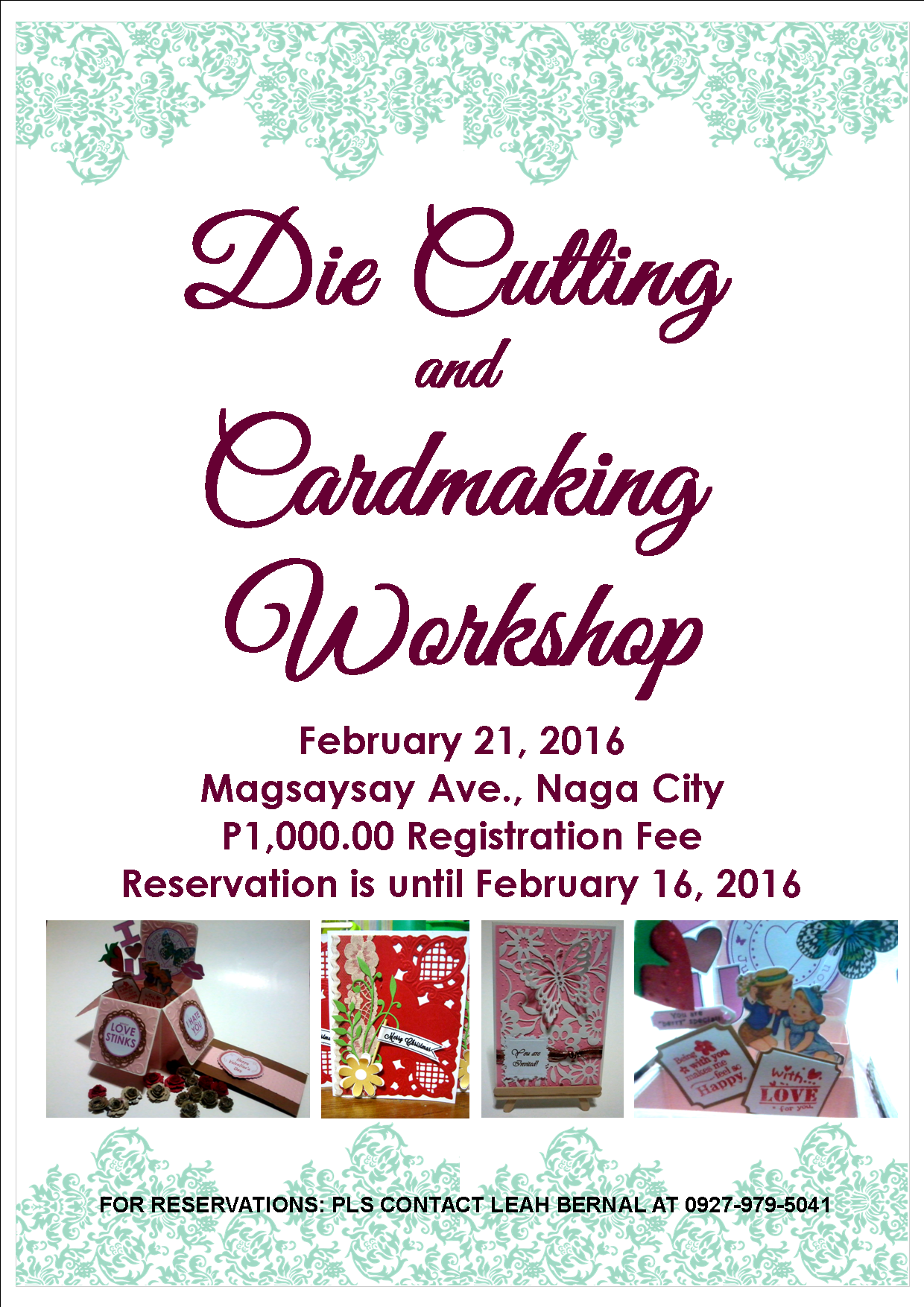 Die Cutting and Cardmaking Workshop