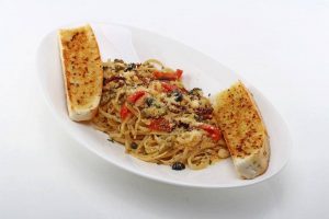 Olives and Olive Oil Pasta - White Bean Cafe’