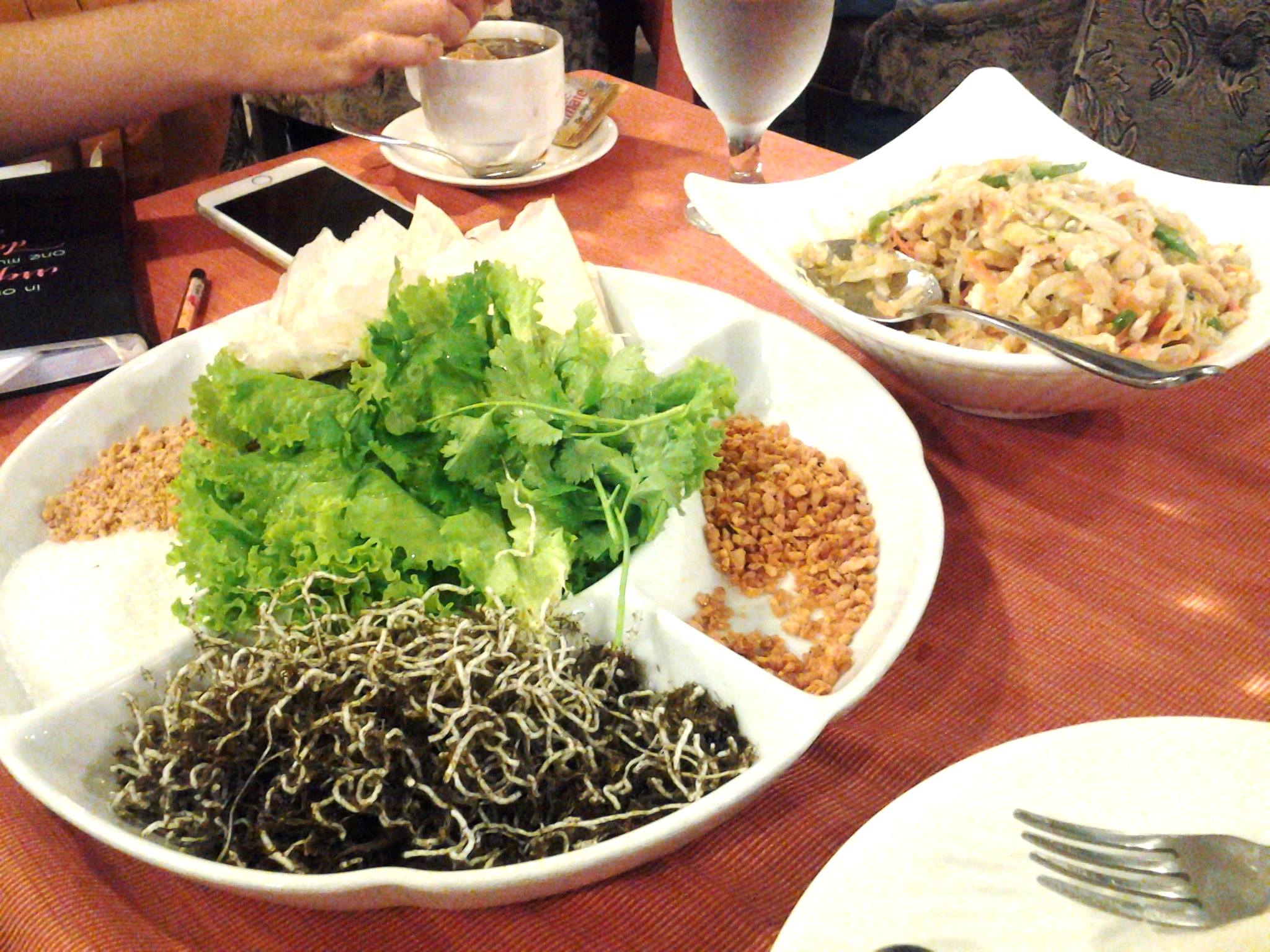 Chinese Vegetable Lumpia – Rolando’s Cafe, Villa Caceres Hotel